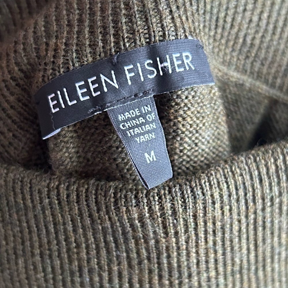 Eileen Fisher Merino Wool Knit Skirt Size M - Picture 3 of 11